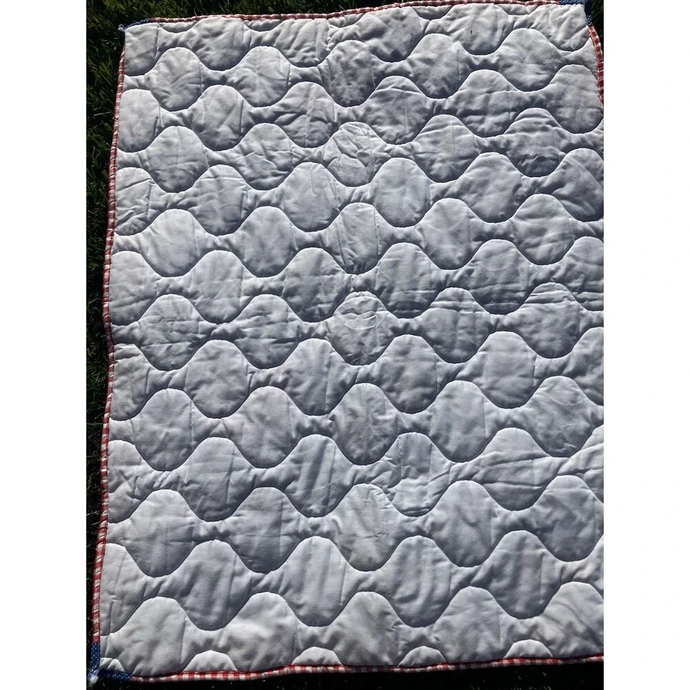 41”x33” Colorful Months Of The Year Quilt Blanket Child Children Smiley Faces
